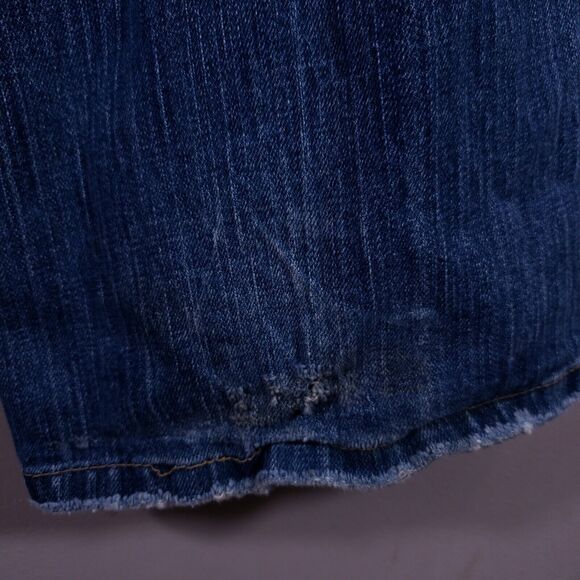 American Eagle Jeans Women's 34x30 Stretch Boot Distressed Embroidered Denim - Picture 6 of 16